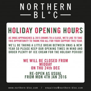 XMAS OPENING HOURSOTL