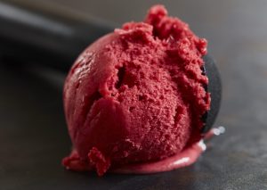 Raspberry Sorbet Scoop